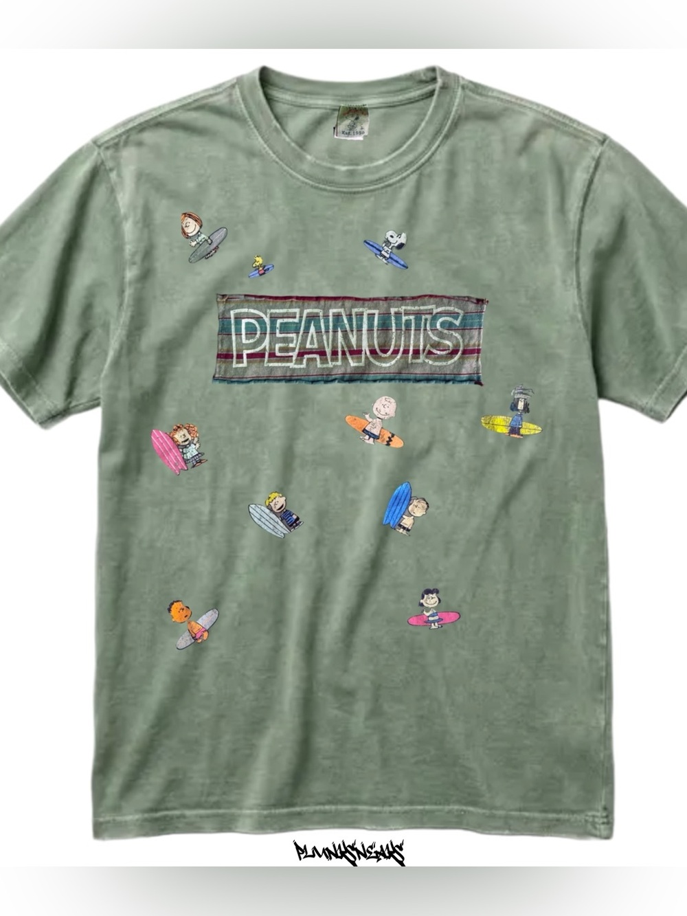 Peanuts All-Over Surf Crew Vintage Tee
 • Korea Exclusive • 2026